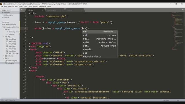 MySQL&PhP. Ассоциативные массивы. Вывод данных из БД на страницу смотреть онлайн
