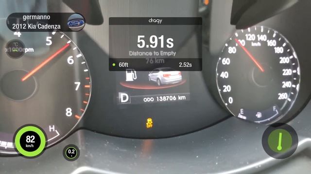 Kia Cadenza 3.5 290cv Acelerando. O melhor V6? смотреть онлайн