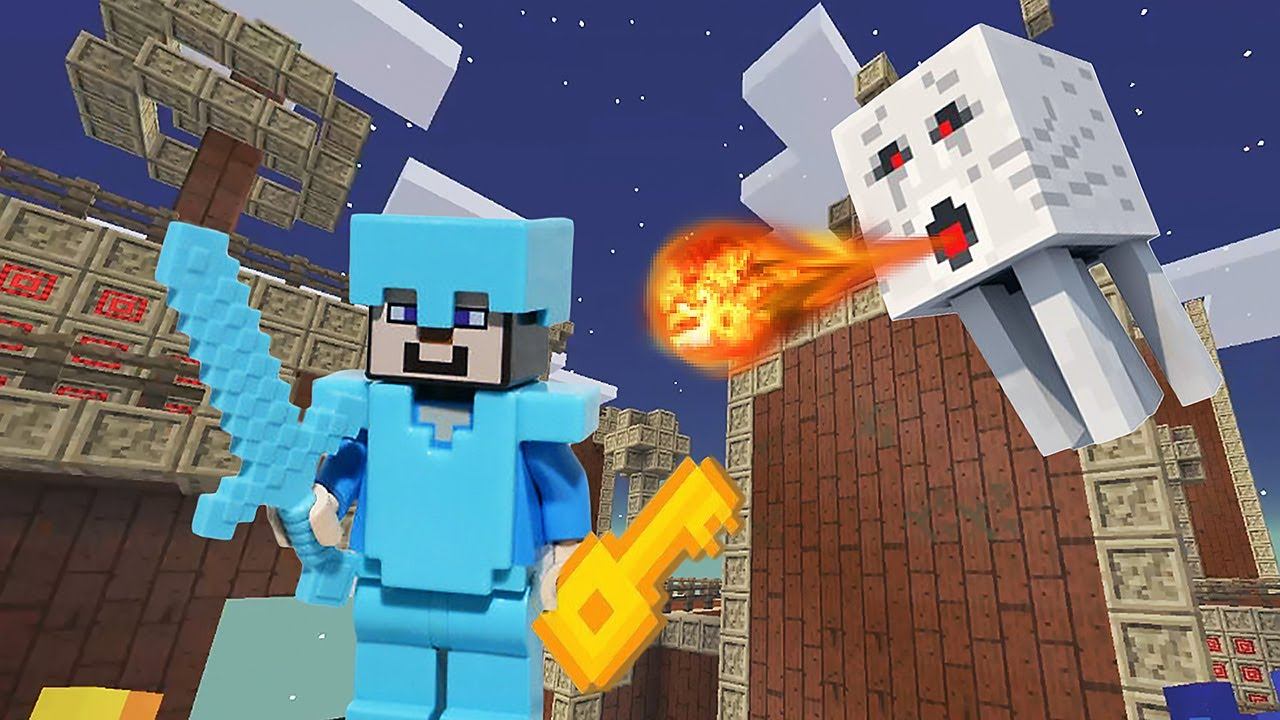 Видео обзор игры - Майнкрафт НУБ в Башне Гаста! Ищем Ключи! - Онлайн видео Летсплей игры Minecraft смотреть онлайн