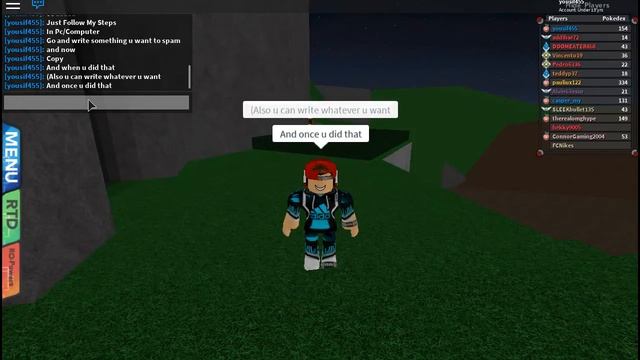 HOW TO SPAM IN ROBLOX (WORKING 2017 ON PC/COMPUTER) смотреть онлайн