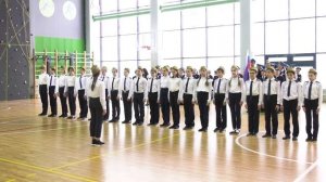 Смотр строя и песни. 6.6 класс - Солдаты в путь