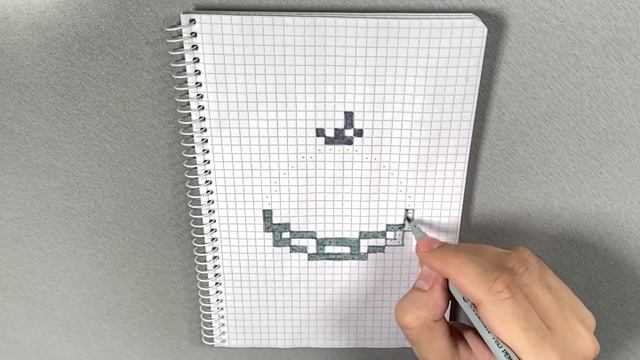 Рисуем OLAF из TSUM TSUM. Рисунки по клеточкам смотреть онлайн