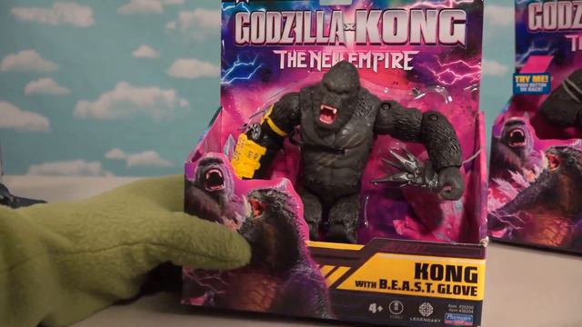 Godzilla x Kong: The New Empire BATTLE ROAR FIGURES!!! Playmates смотреть онлайн