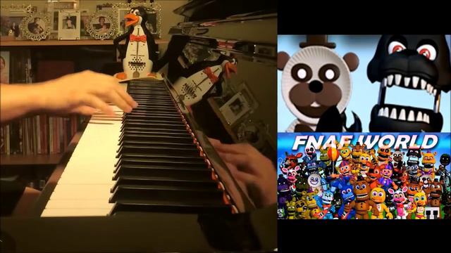 FNAF WORLD - Battle Theme - Leon Riskin (Piano Cover By Amosdoll)