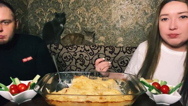 МУКБАНГ ЗАПЕКАНКА | странный сон | MUKBANG CASSEROLE | strange dream смотреть онлайн