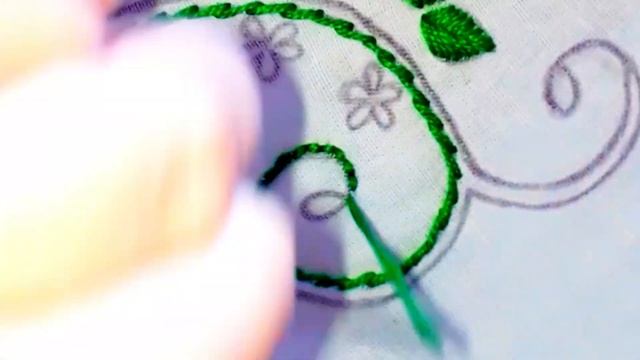 Hand embroidery.Easy hand embroidery.Вышивка руками.Легкая вышивка.Простые стежки. смотреть онлайн