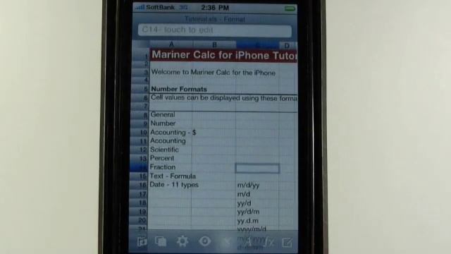 iPhone apps - Mariner Calc (Excel Spreadsheet for iPhone) смотреть онлайн