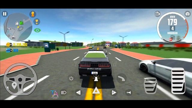 Car Simulator 2 | Car Jacker Police Car | Toyota Land Cruiser | How to? Car Games Android Gameplay смотреть онлайн