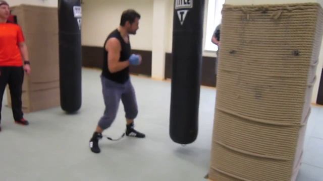 Вольный бой на мешке