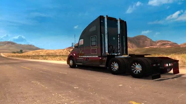 Невидимая стена на дороге в American Truck Simulator смотреть онлайн