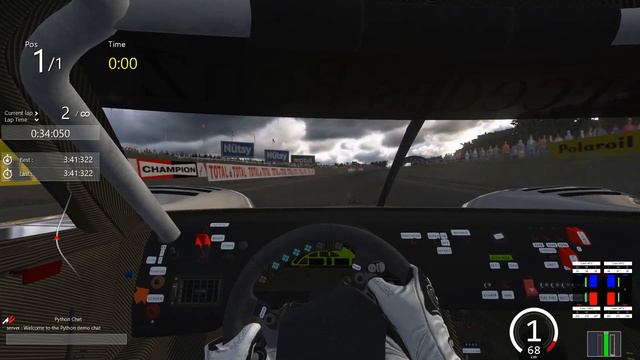 Assetto Corsa - Mercedes CLK LM 1998 (FIAGT) смотреть онлайн