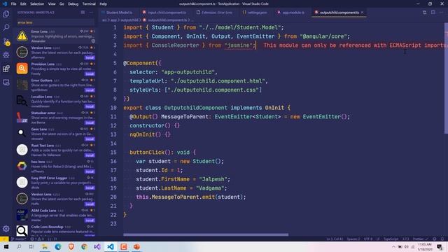 Visual Studio Code Extension: Error Lens - Find errors while writing code смотреть онлайн