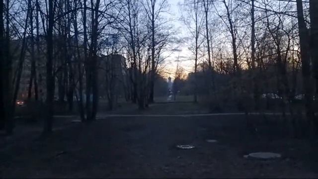 Питер, закат, неувиденный салют! смотреть онлайн