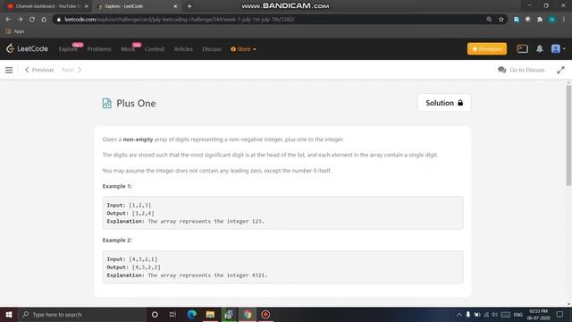 Plus One Leetcode 66 | Python Solution Explained | Google Plus One смотреть онлайн