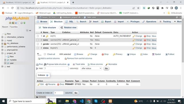 MYSQL (phpmyadmin) table management from phpmyadmin data #php #mysql #xampp смотреть онлайн