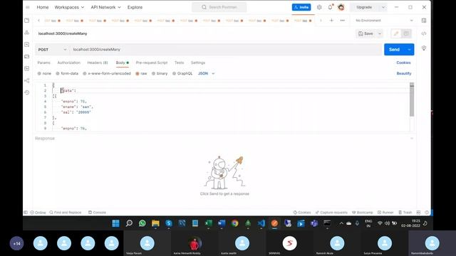 Part 9 Sending JSON array as a parameter to Node API for inserting the documents in MongoDB Colle смотреть онлайн