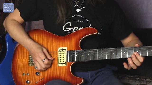 Лики на основе пентатоники/Pentatonic scale based licks смотреть онлайн