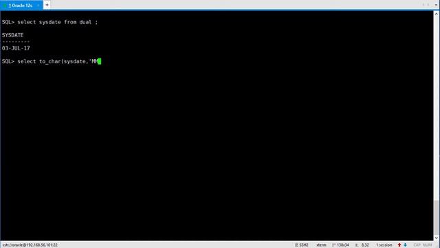ORACLE: How to extract MONTH from date ? смотреть онлайн
