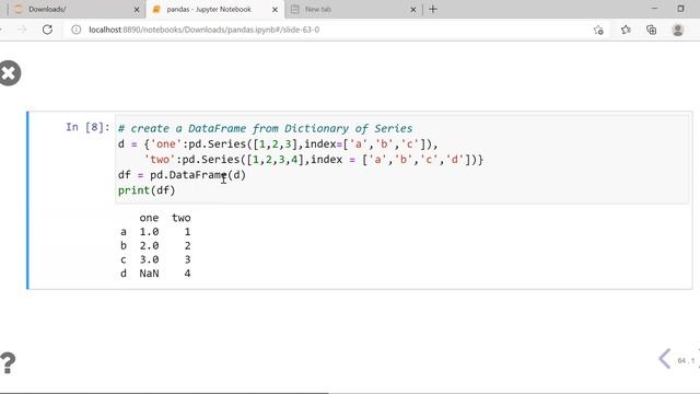 How to Create Data Frame From Dictionary of Series | Pandas Data Frame | Data Frame | Pandas смотреть онлайн