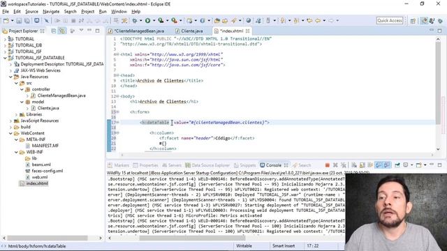 Evolución del JSF para el desarrollo de la VISTA en aplicaciones Java WEB смотреть онлайн