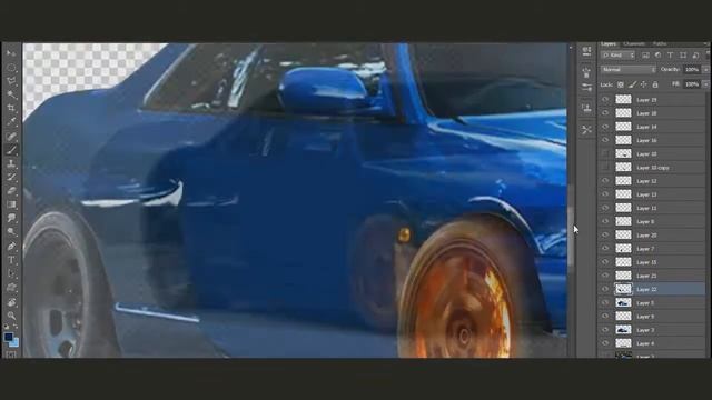 Nissan GTR R33 Photoshop Tuning смотреть онлайн
