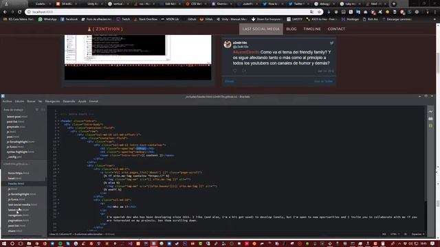 Github Personal Portfolio - Part 4: Blog & Social Media Styling смотреть онлайн