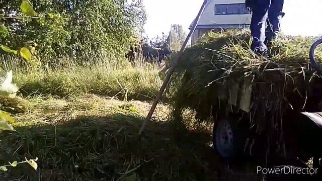 Минитрактор 4×4 аналог т-16, вожу свежую траву! смотреть онлайн