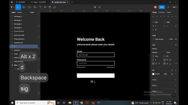 Google Login Page | Figma Web Tutorial ?#techdesignmuchmore смотреть онлайн
