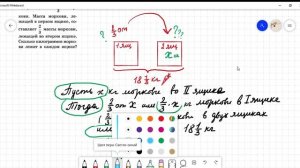Математика 6 класс. Решение задачи с помощью уравнения