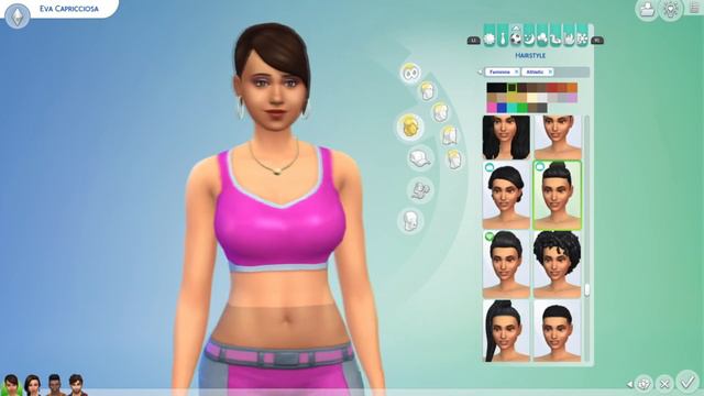 Eva Capricciosa | The Sims 4 | Townie Makeover смотреть онлайн
