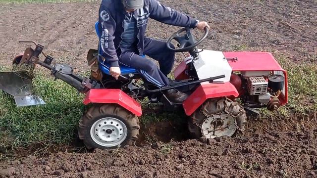 Минитрактор на базе мотоблока Агрос смотреть онлайн