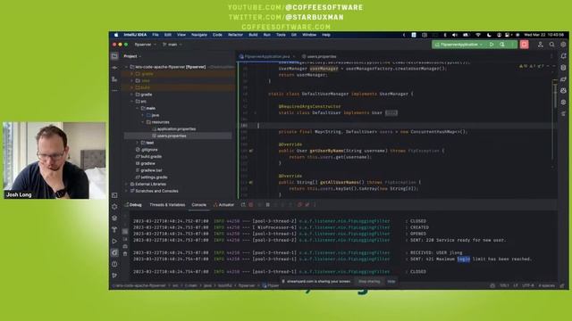 Let's code: Apache FtpServer смотреть онлайн