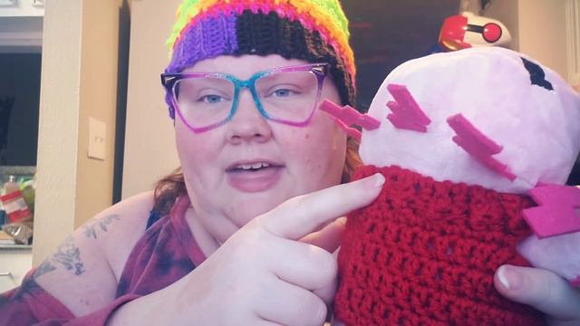 Crochet Sweater for Minecraft Axolotl Plush смотреть онлайн