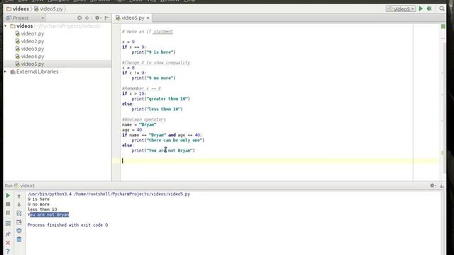 Python 5 - Scope Conditions and Operators смотреть онлайн