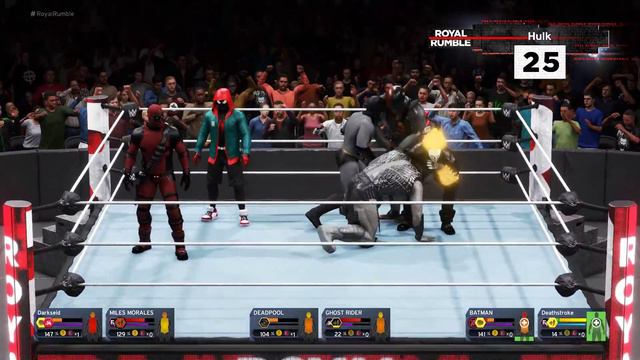 30 MARVEL & DC SUPERHEROES ROYAL RUMBLE //30 MAN ROYAL RUMBLE 2022 #WWE2K 1080p FULL HD