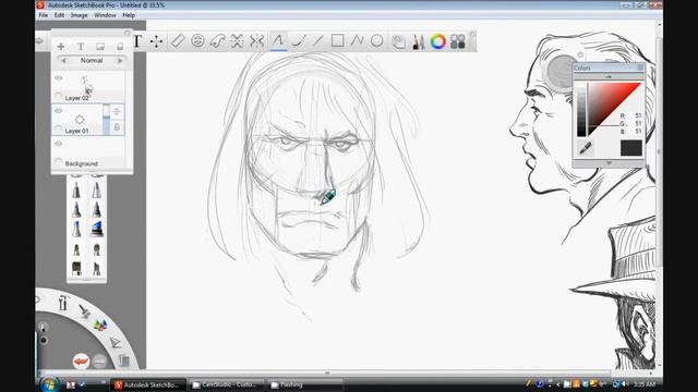 Warm Up Drawings In Sketchbook Pro смотреть онлайн