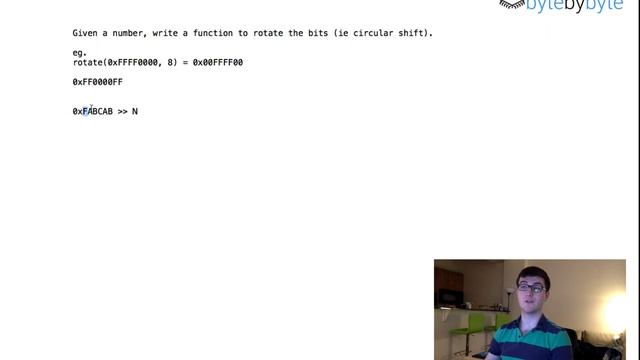 Interview Question: Rotate Bits смотреть онлайн