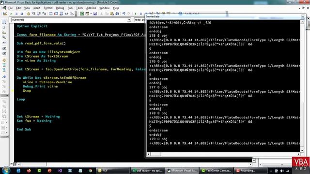 VBA to read values in PDF Form without Reader or Acrobat API - VBA PDF Automation-12 смотреть онлайн