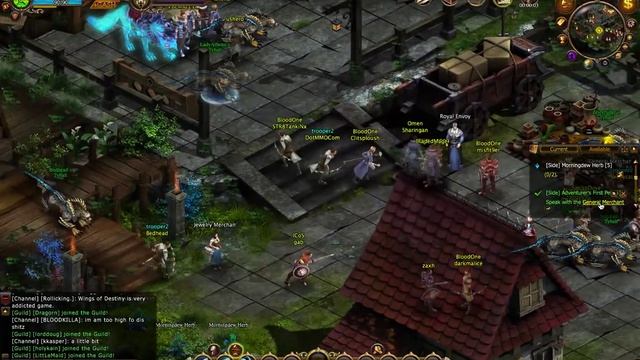 Wings of Destiny (WOD) First Impressions - MMORPG for Browsers and Facbeook смотреть онлайн