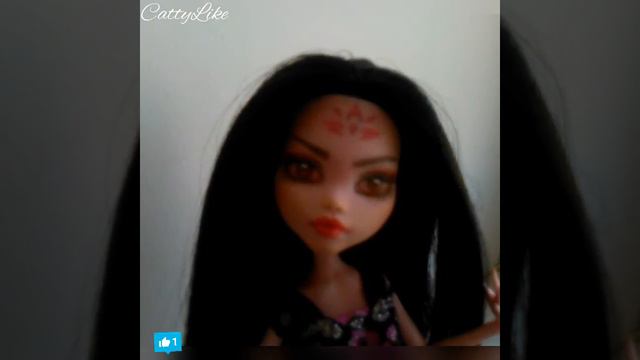 Обзор на ООАК Дракулауры|Мой первый ооак в коллекции|Draculaura OOAK смотреть онлайн