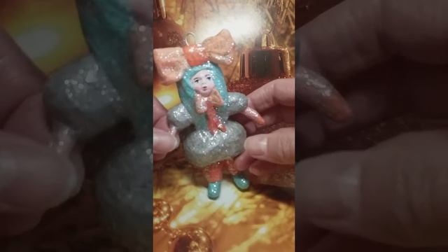 Ватные игрушки с декупажем