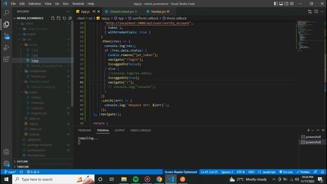 Create a Modern Ecommerce Project with React, NodeJS & MongoDB | #13 смотреть онлайн