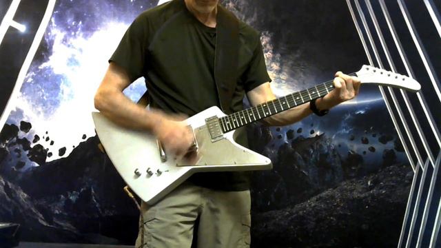 Sounds: Unbranded Explorer 2023 Metallic Platinum Silver Chrome Fender 4-Way Coil Splitting Series смотреть онлайн
