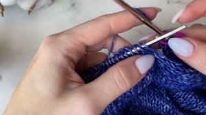 Оверсайз спицами / Простой свитер спицами