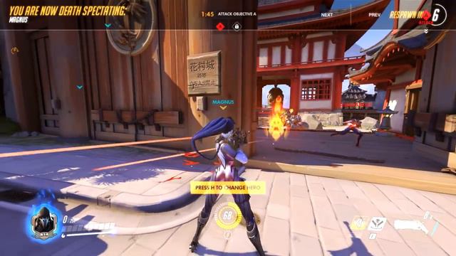 "GET THE OBJECTIVE!" (Overwatch Plague Doctor Reaper Gameplay) смотреть онлайн