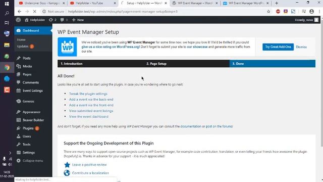 WordPress - How to Add Events in WP Event Manager смотреть онлайн