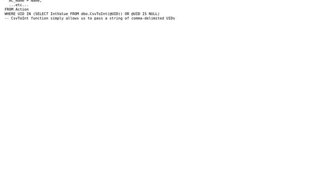 T-SQL View -- How to 'pre-fetch' schema using scalar function, then populate using table query смотреть онлайн