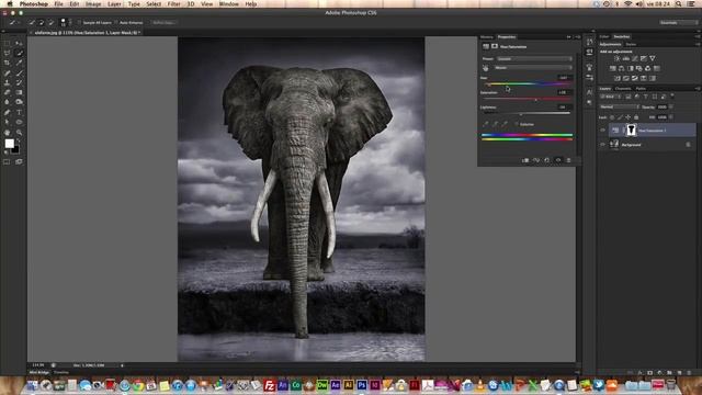 Adobe photoshop CS6 - non-destructive layers - Mascaras en capas no destructivas смотреть онлайн