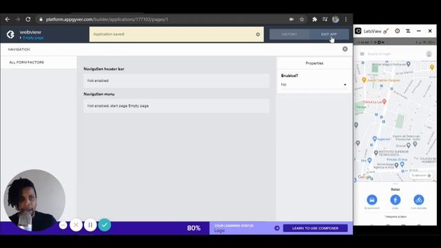 ? Como usar Web View y GOOGLE MAPS en Appgyver para tus apps moviles смотреть онлайн