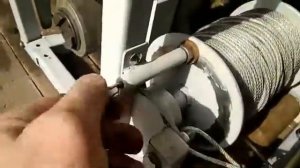 Самодельная лебёдка для вспашки .